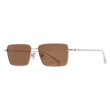Salvatore Ferragamo Brown Rectangular Men's Sunglasses SF309S 745 57