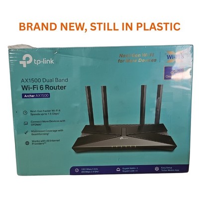 TP-LINK Archer AX 1500 Wi-Fi 6 Dual-Band Wireless Network Router BRAND NEW