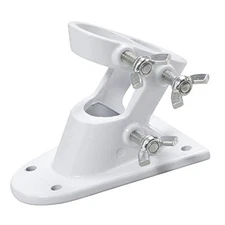Flag Pole Holder, FlagPole Mount Bracket, Heavy Duty House Flag Pole White