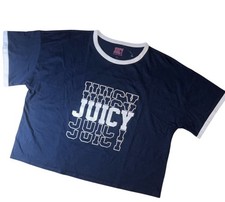 NWOT JUICY COUTURE Women s Baggy Crop Top Style T- Shirt Sz xl