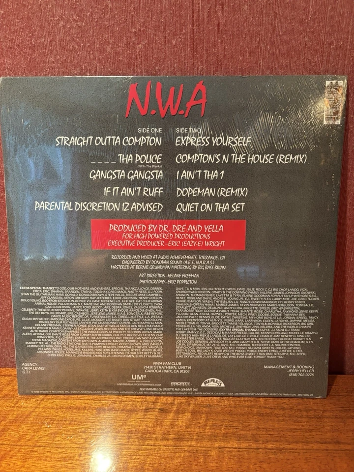 Respect the Classics 25th Anniversary  EAZY E/ N.W.A/ICE CUBE/EPMD VINYL/CD NEW - Image 4 of 4