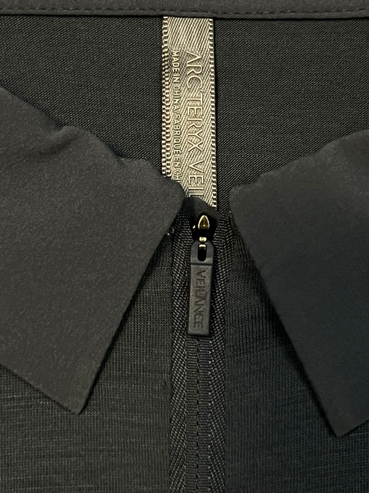 ARC'TERYX Polo Arc’teryx Veilance Frame SS grigia 1 4 zip misto lana uomo XL