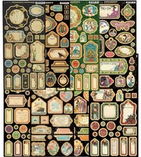 Graphic 45 Chipboard Embellishments, NEW - Many Retired/OOP, G45
