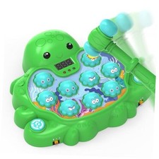 Octopus Vitality Strike Game, Educational Musical Whack-A-Mole Toy with 2 Green
