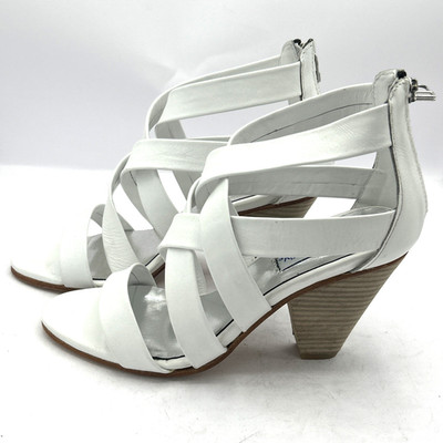 Butterfly women's summer sandals heel + zipper genuine leather size 38 New