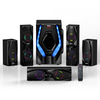 5.1 Home Theater Systems Surround Sound Speakers - 1200 Watts 10 inch Subwoofer