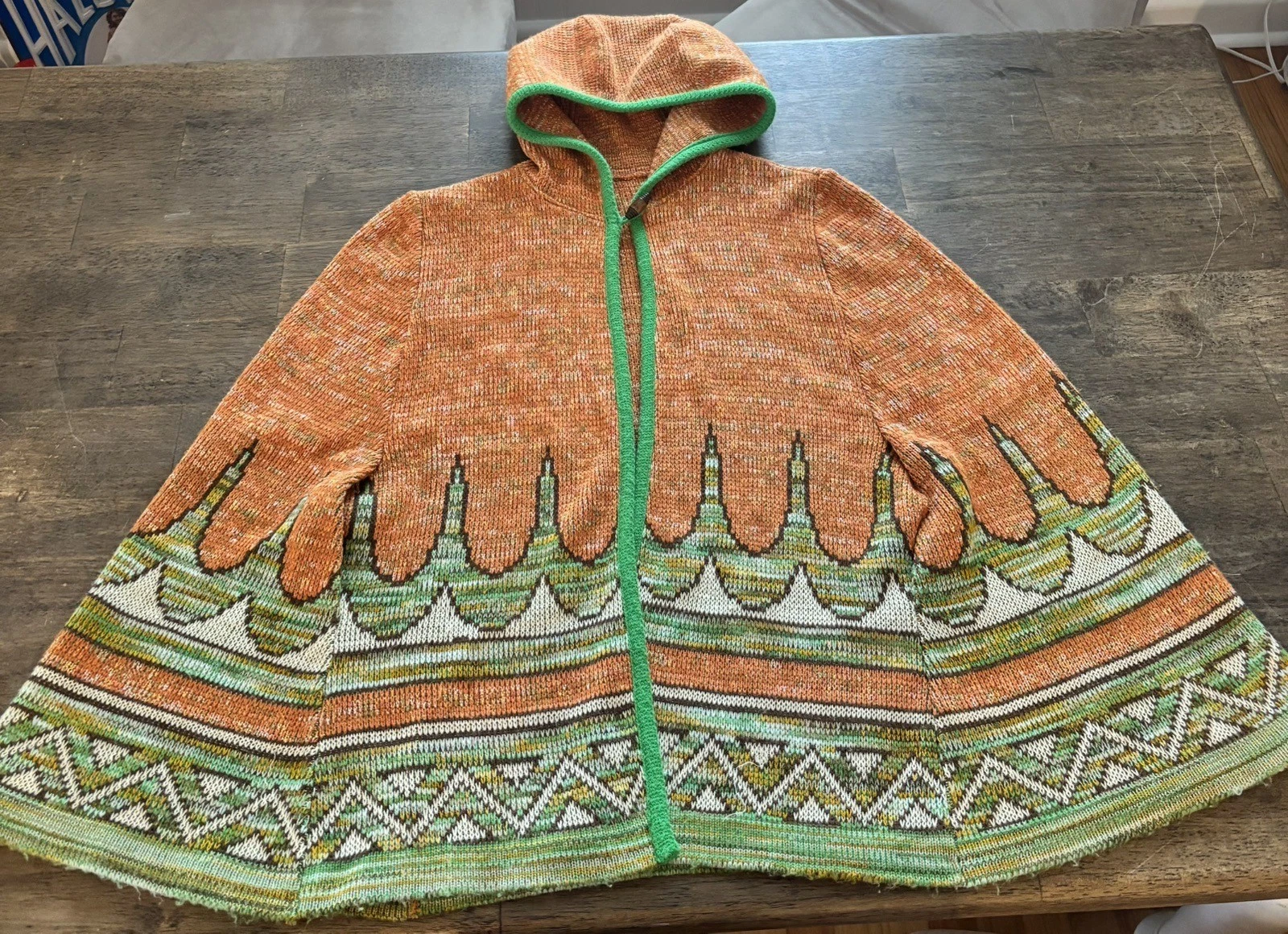 Vtg Cape Womens Wool Toggle Coat Poncho Hooded US
Opens in a new window or tab