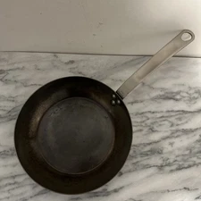 Made In Blue Carbon Steel 10” Skillet Frying Saute Pan Made In France Flat