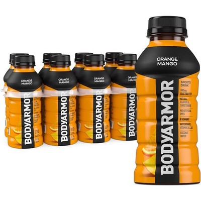 Orange Mango Electrolyte Sports Drink 12 Fl Oz Pack of 8 Hydrating Electrolyte