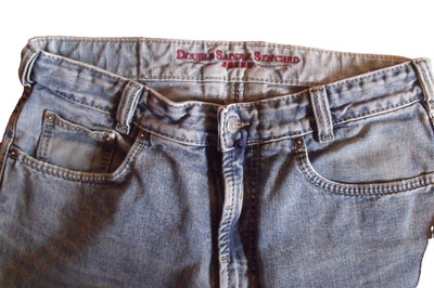 Joker Jeans Blau Double Saddle Stitched  '' Destroyed '' Gr.  34 x 34