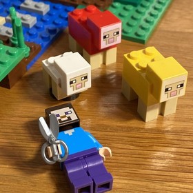 🔥LEGO Minecraft 21123 THE IRON GOLEM  & 21153 The Wool Farm