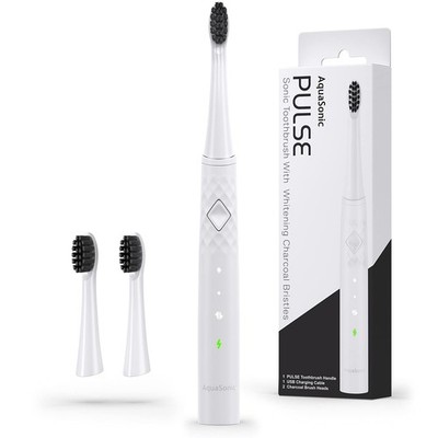 AquaSonic Pulse   Ultra Whitening Electric 1 Count (Pack of 1), Optic White 