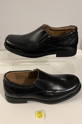 New Freeman Free Flex Yale Men's Dress Black Shoes Size 11 M Slip On Loafers