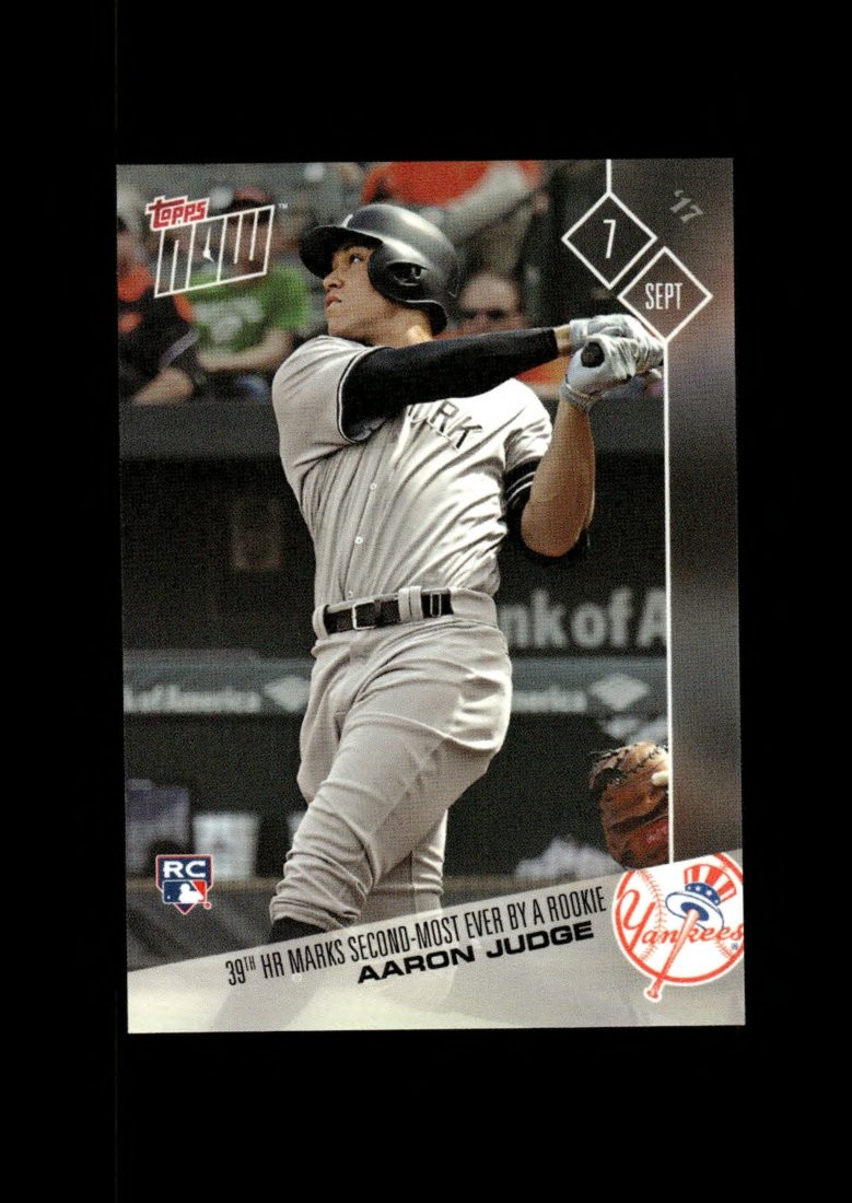 2017 Topps NOW: #570 Aaron Judge 39th HR RC NM-MT OR BETTER