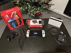 Nintendo Switch OLED White 64GB Boxed with Accessories and Deluxe Travel Case