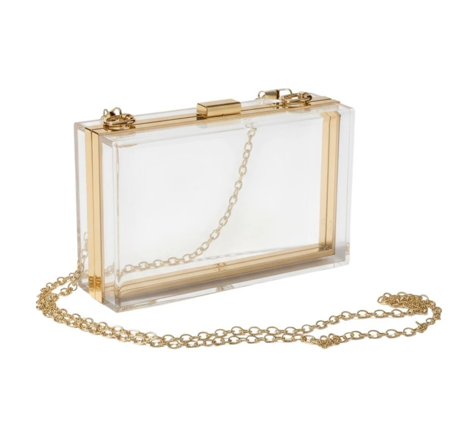 Completed Needlepoint Clutch Inserts & Stadium Approved Clear Clutch - Image 2 of 4