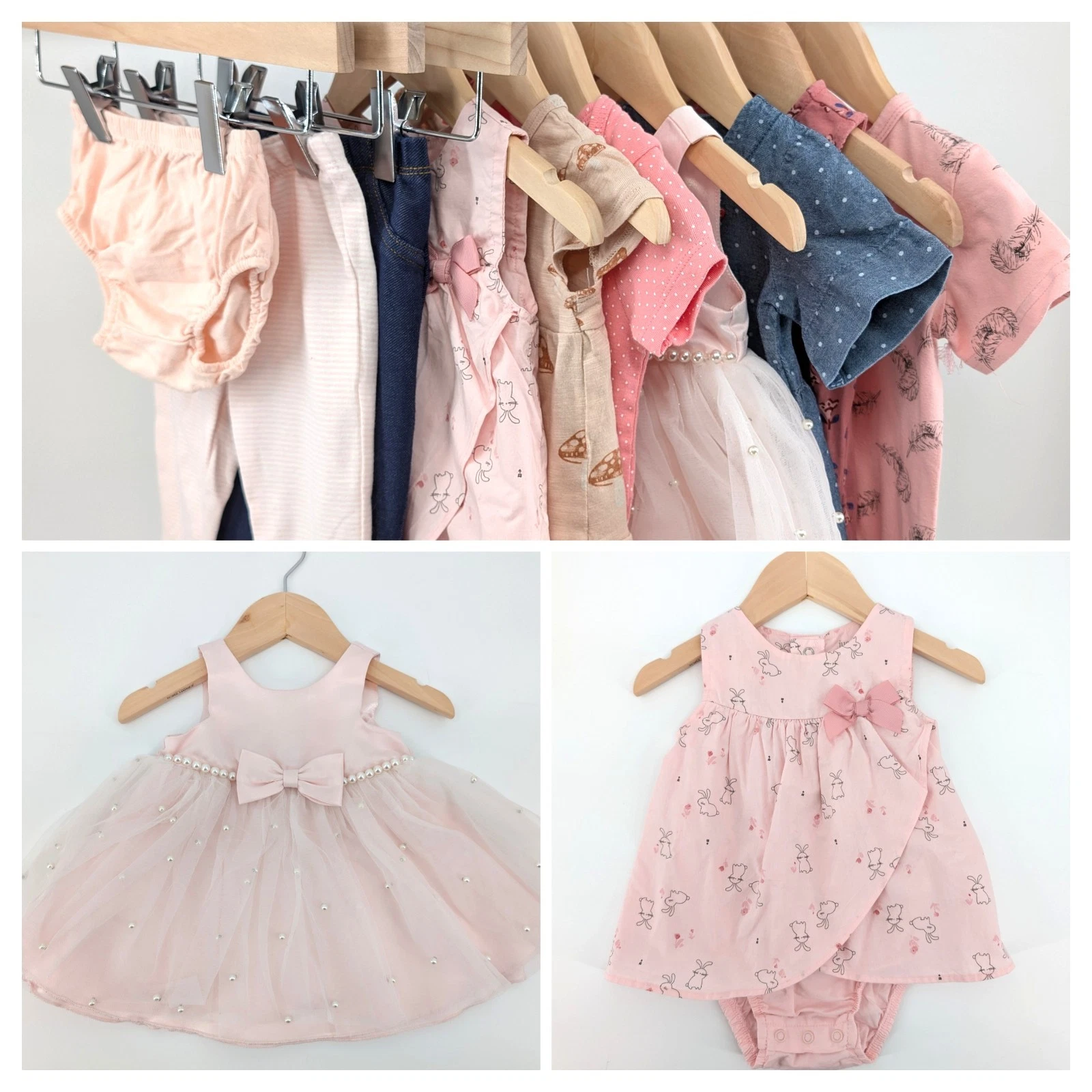 LOT Baby Girl Clothes Outfits Tops Pants Rompers Dresses SUMMER BUNDLE 6 Months
Opens in a new windo