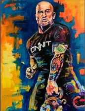 Joe Rogan 24x18 canvas print original artwork by Xilberto