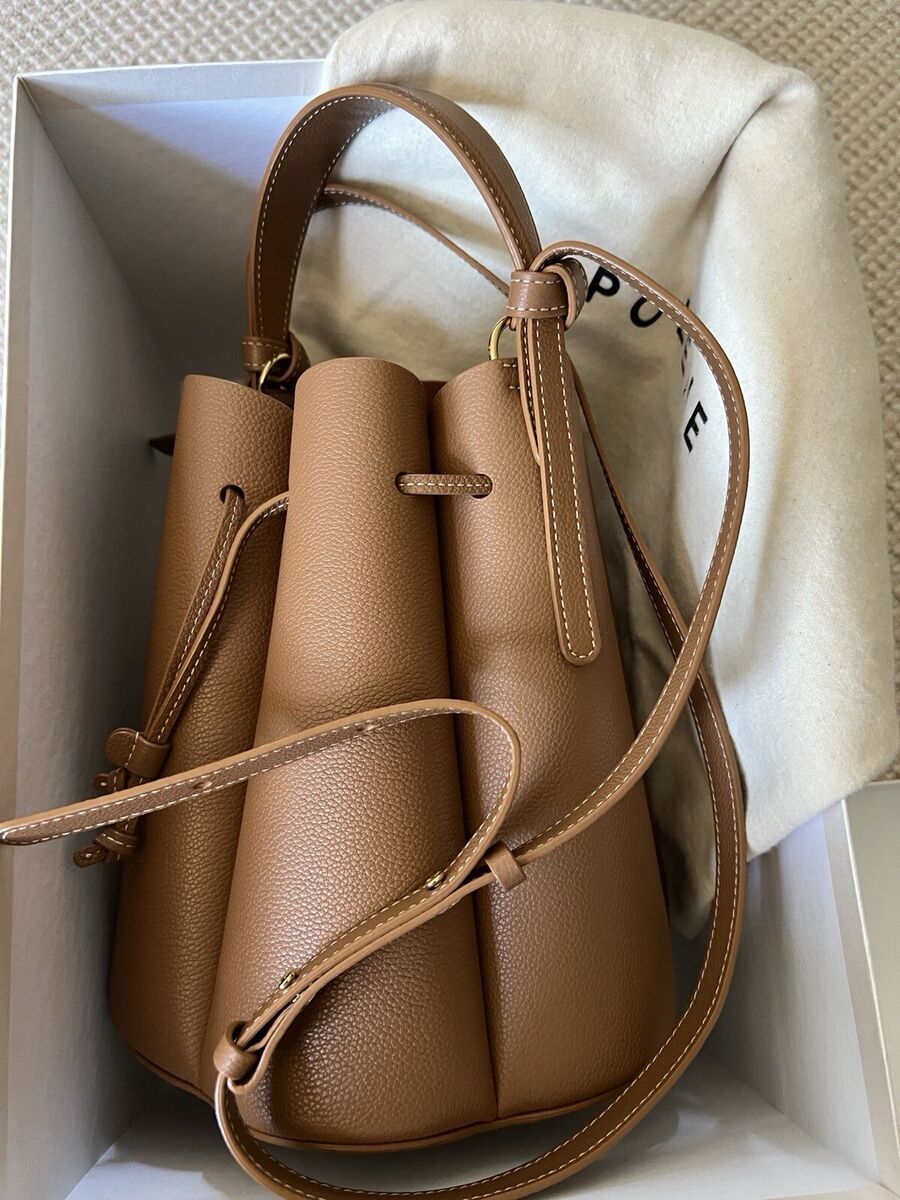 Polene Numéro Huit 8 Medium Drawstring Tophandle Tan CAMEL Polene Numéro Huit 8 Medium Drawstring Tophandle Tan CAMEL
