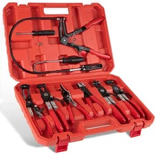 9PCS Hose Clamp Pliers Set, Automotive Tool for Car Cooling System Repair