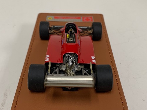 1/43 Tameo Ferrari F1126 C2 1982 Italian Grand Prix P.Tambay Leather base A1071B - Picture 4 of 10