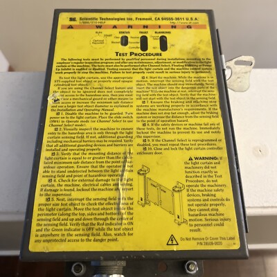 Used STI Light Curtain Control Box LCC-FB-AC1-U