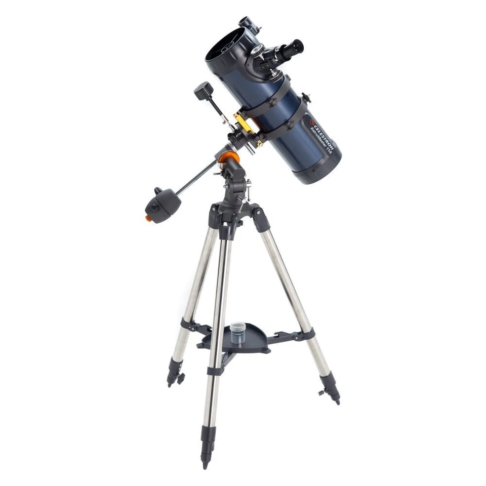 AstroMaster 114EQ Newtonian Telescope - Beginner-Friendly Reflector with Bonu... - Image 3 of 4
