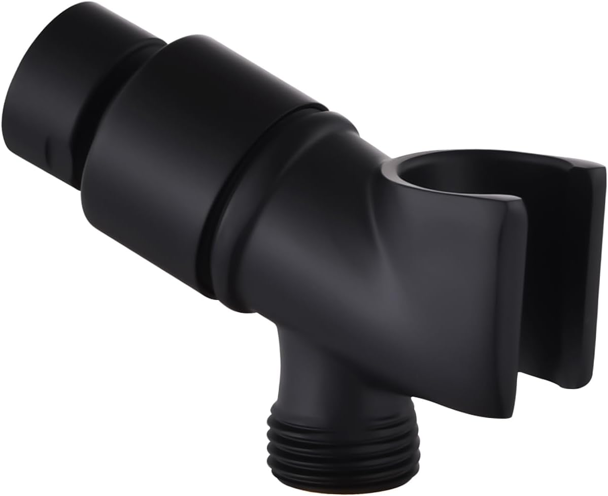 All Metal Handheld Shower Head Holder, Adjustable Shower Wand Holder with Univer