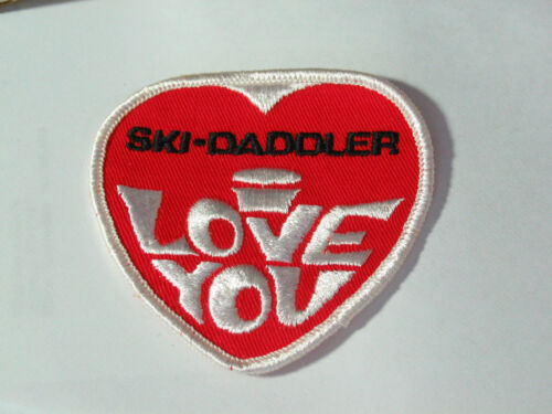  Ski Daddler Snowmobile Patch   I Love You  - Picture 1 of 3