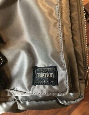 Yoshida Bag PORTER TANKER 3WAY BRIEFCASE Silver gray Free Yoshida Bag PORTER TANKER 3WAY BRIEFCASE Silver gray Free