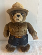 SMOKEY THE BEAR 1994 WITH TAGS 7" 50th Anniversary Plush Vintage