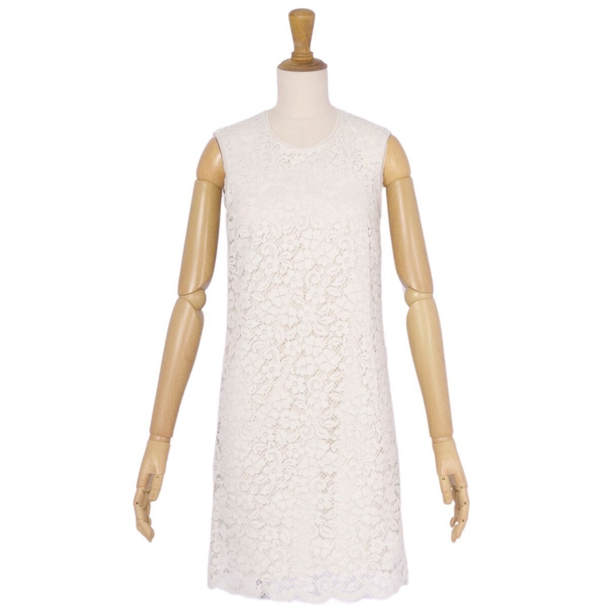 DOLCE & GABBANA ワンピース　36 DOLCE&GABBANA One-piece dress sleeveless all-lace, women's size 36