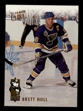 1993-94 FLEER SCORING KING #3 BRETT HULL ST LOUIS BLUES