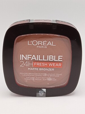 L'Oreal Paris Infaillible 24 H Fresh Wear Matte Bronzer 450 DEEP TAN
