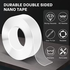Nano Tape Double Sided Heavy Duty Strong Stick Mounting Gel Tape Poster Adhesive