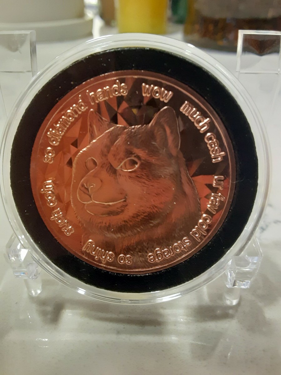 1 oz Copper Round DOGECOIN 1oz .999 Fine RARE Blockchain Mint + FREE  Capsule! | eBay