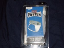 BIKE PERFORMANCE COTTON TEEN PADDED CUP JOCKSTRAP SIZE MEDIUM AGE 10-14 