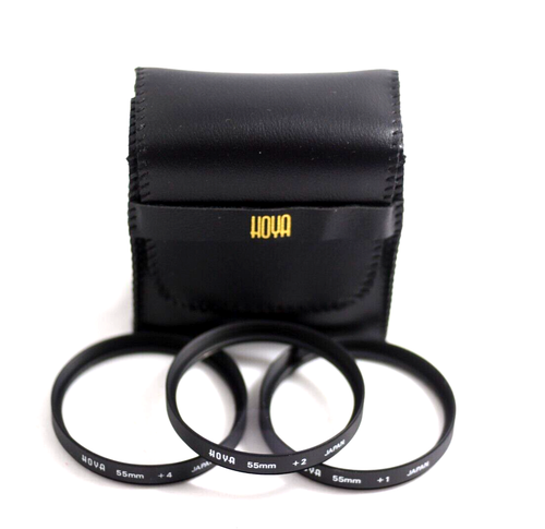 HOYA 55MM 3PC CLOSE-UP CAMERA LENS SET WITH LENS CASE (MINT) - Bild 1 von 2