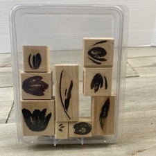 Stampin Up Terrific Tulips Set of 9 Mounted EUC