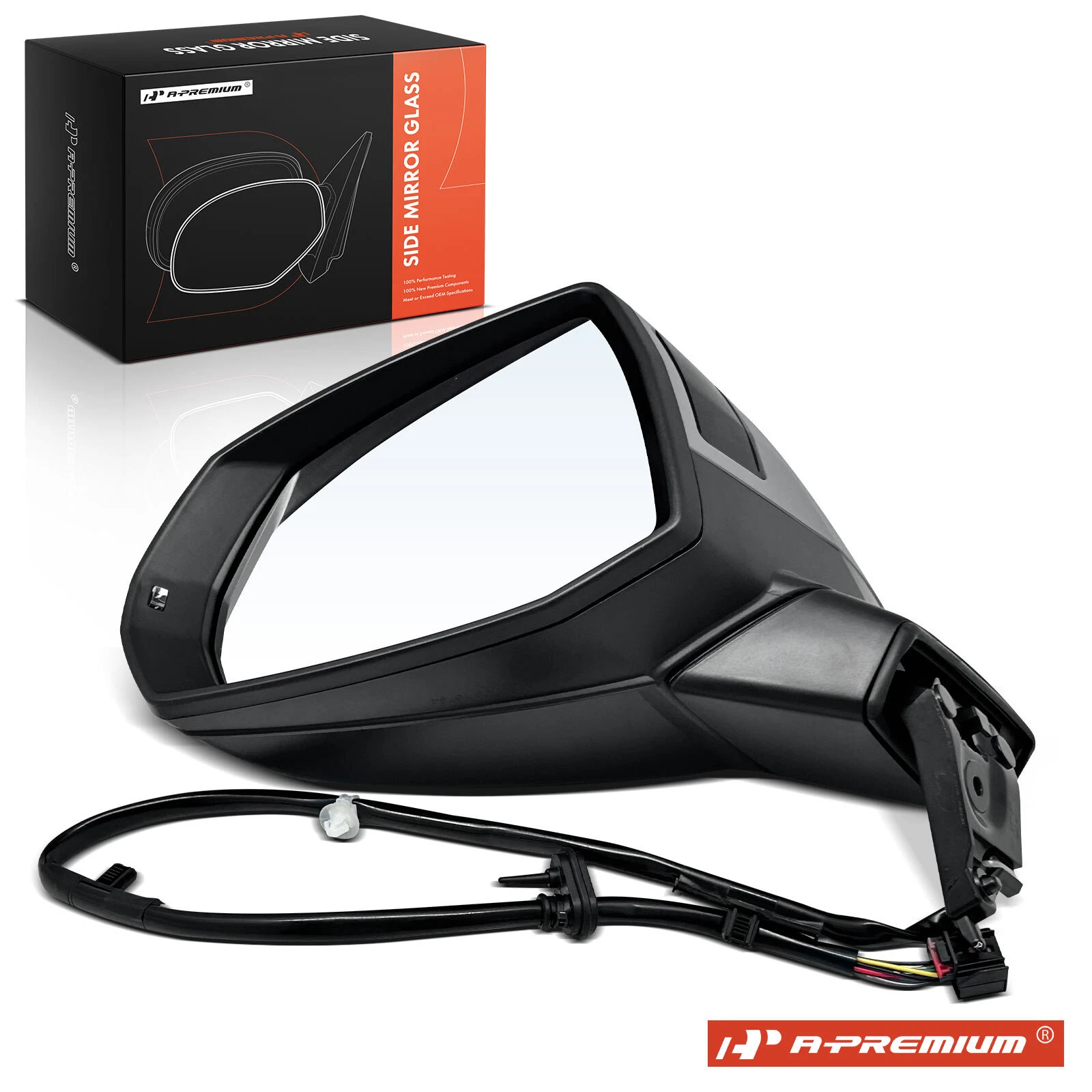 A-Premium Driver Power Mirror w/ Power Fold Blind Spot Signal for Audi Q5 18-23