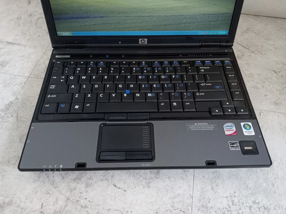 HP Compaq 6910p 14.1" Laptop Intel Core 2 Duo 2GB RAM 320GB HDD Windows XP -RR - Image 2 of 4