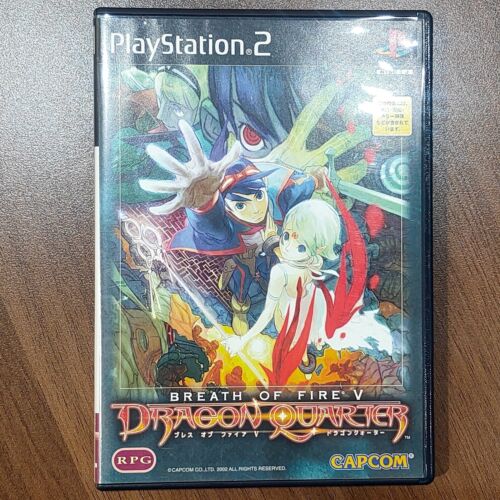 Breath of Fire V 5 Dragon Quarter 2002 Sony PlayStation PS2 CAPCOM - Picture 1 of 12