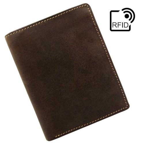 Billetera Cuero Real RFID Triple Calidad Superior Visconti Nueva en Caja 709 - Imagen 4 de 21