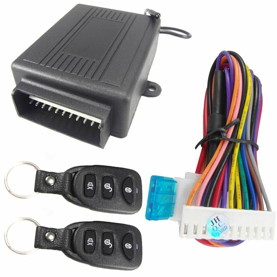 Car Truck Remote Control Central Kit Door Locking Keyless Entry Universal System Foto 3 de 4
