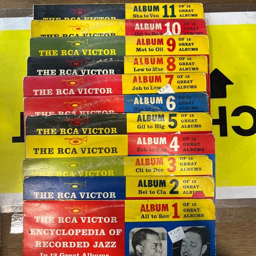 1-11 RCA VICTOR Encyclopedia of Recorded JAZZ Albums, 10” LP Set, clean - Picture 3 of 4