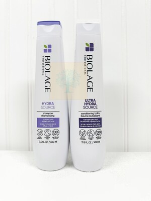 Biolage HydraSource Shampoo and Ultra Hydra Source Conditioning Balm Kit 13.5 oz