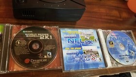 Dreamcast Sports System Black + NBA 2K, World Series Baseball, DOA 2. AV/AC inc.