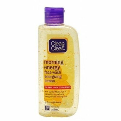 clean & clear lemon face wash