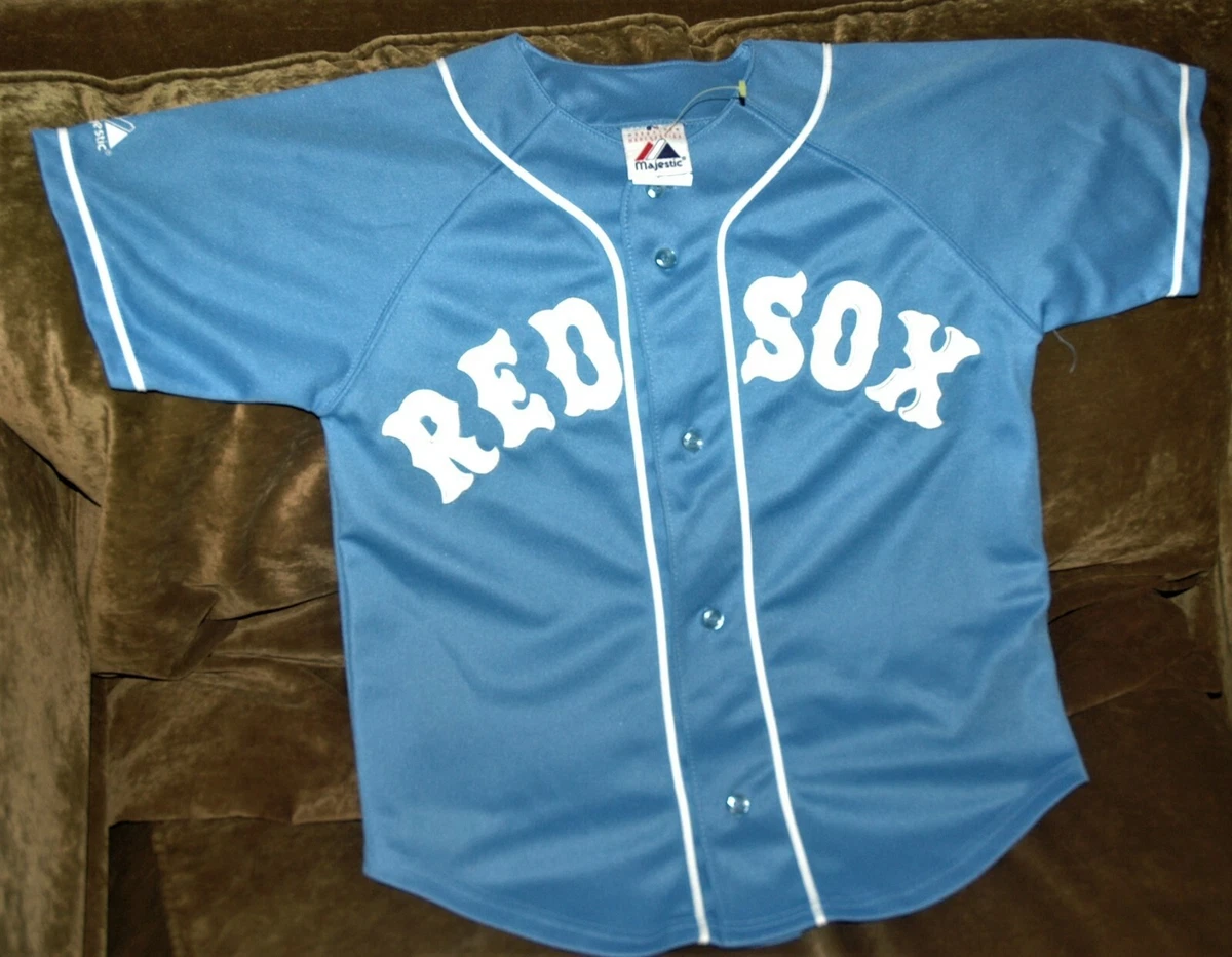 Boston Red Sox jersey FATHER'S DAY edition YOUTH 8/10 SMALL/MEDIUM  light blue