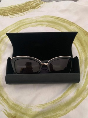 MVMT MARQUEE CAT EYE ACETATE SUNGLASSES GLOSSY BLACK/SILVER/GREY LENS With Case MVMT MARQUEE CAT EYE ACETATE SUNGLASSES GLOSSY BLACK/SILVER  main image 3